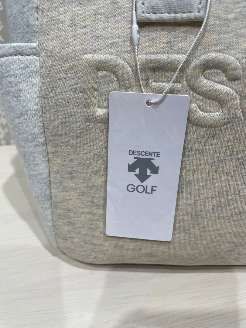 新品*DESCENTE GOLFデサントゴルフ　カートポーチ巾着型　自立