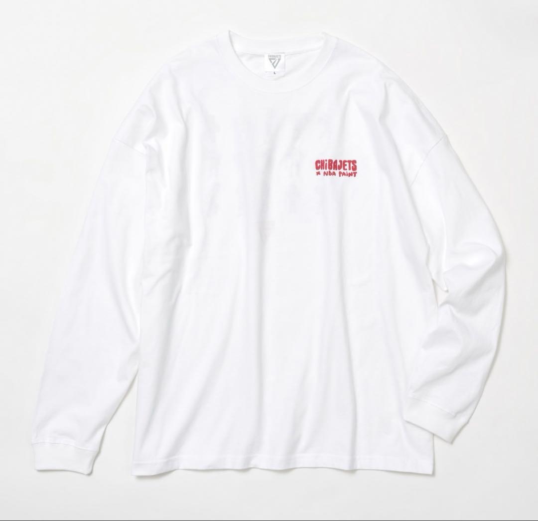 千葉ジェッツ　CHIBAJETS×NBA PAINT ロングTシャツ　XL