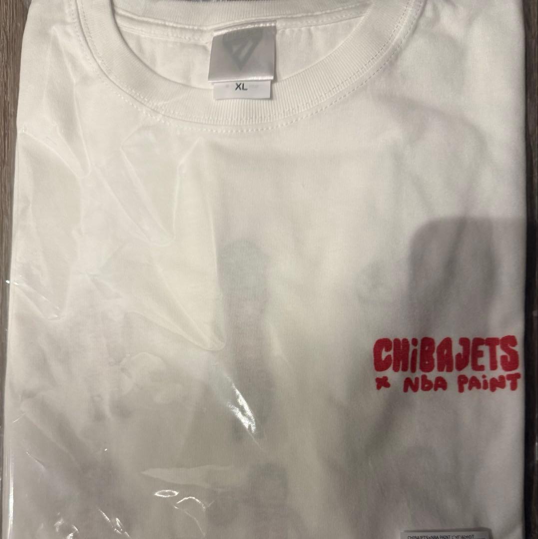 千葉ジェッツ　CHIBAJETS×NBA PAINT ロングTシャツ　XL