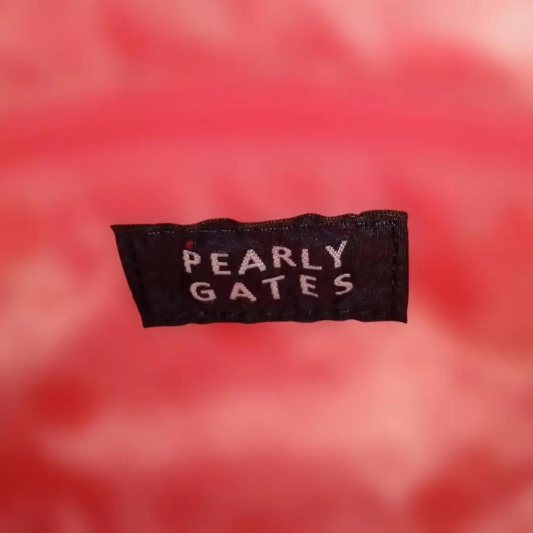 スポーティーな PEARLY GATES 淡いピンク マルチポーチ PGロゴ
