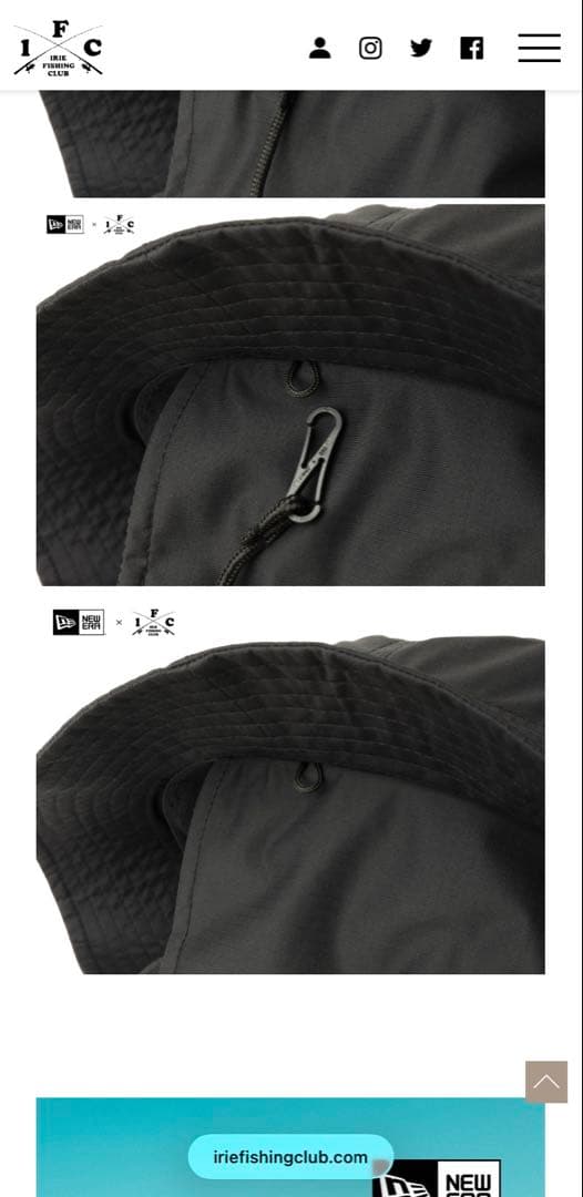 IRIE FISHING CLUB ドッグイヤー ハット