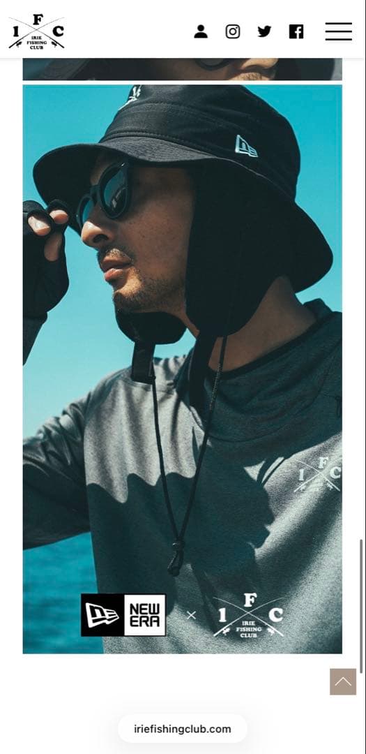 IRIE FISHING CLUB ドッグイヤー ハット
