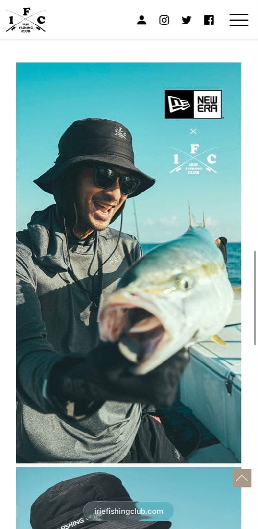 IRIE FISHING CLUB ドッグイヤー ハット