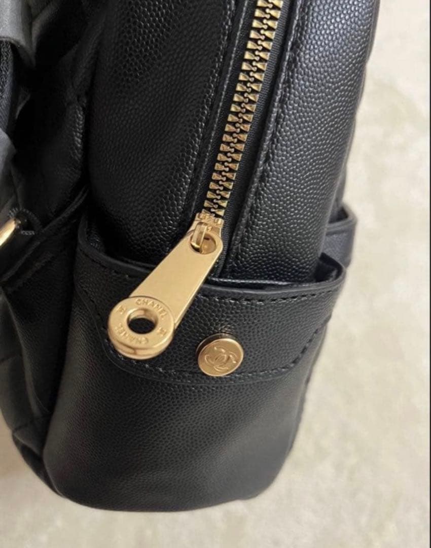【未使用品】CHANELシャネル ノベルティ ブラック リュック バッグ