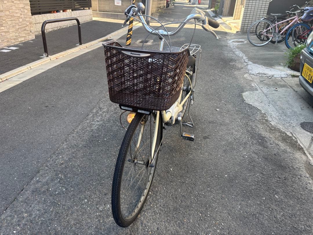 kame Panasonic 電動アシスト自転車 シティタイプ クリーム色