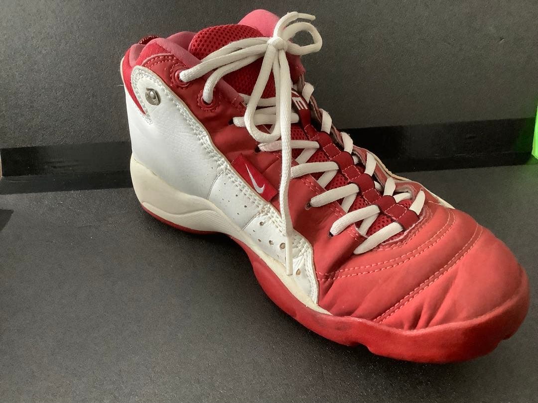 Nike バスケットボールシューズ レッド/ホワイト ナイキエアチーム2.0