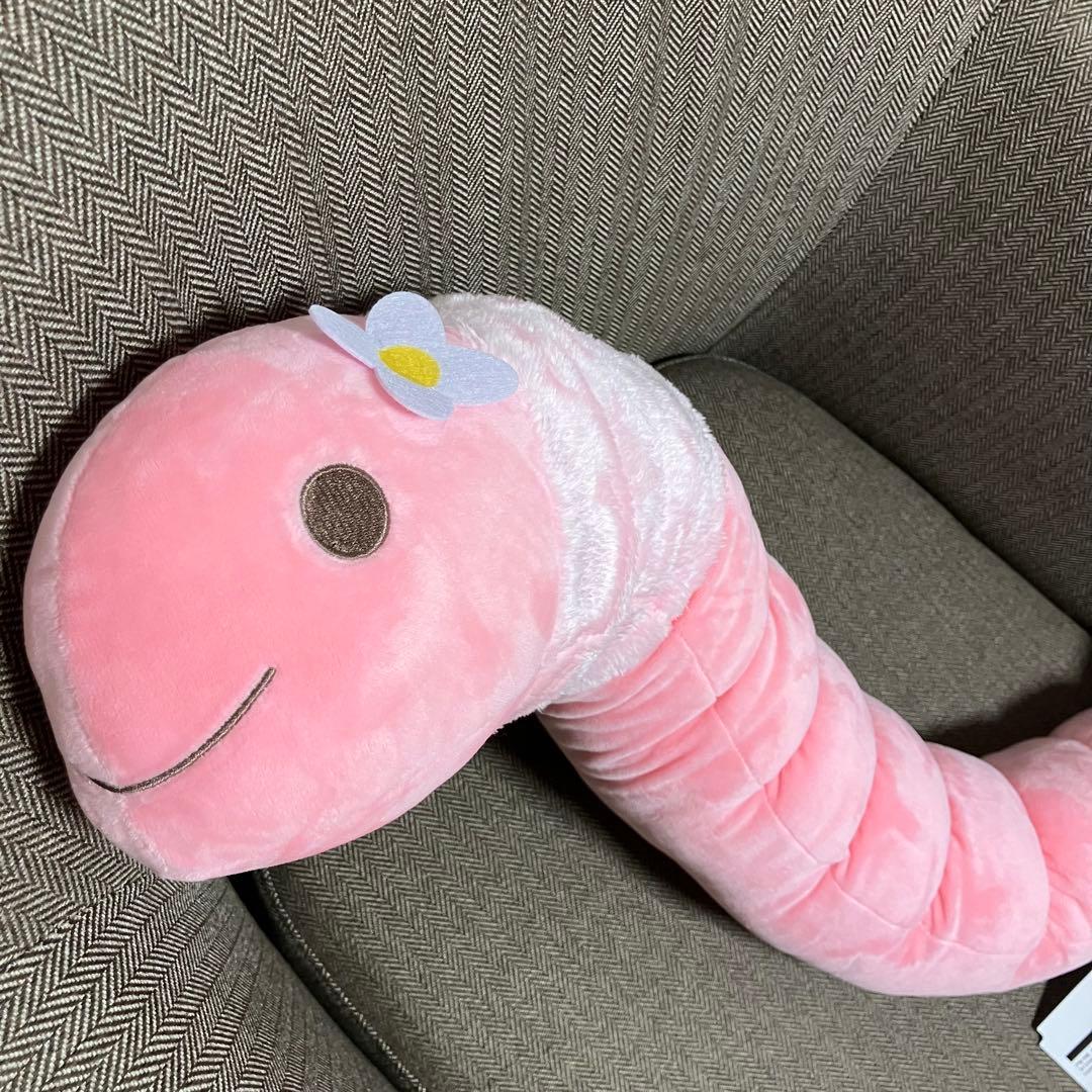 メダリスト　LLぬいぐるみ　ミミズ　ナムコ限定　全長約77cm 5個セット