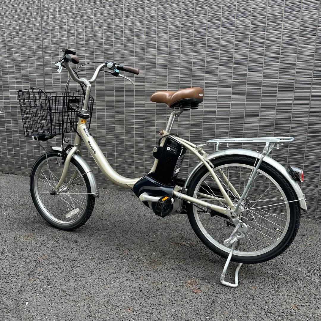 最終価格パナソニック現行ビビ電動自転車 新基準8Ahバッテリー　前カゴ付き