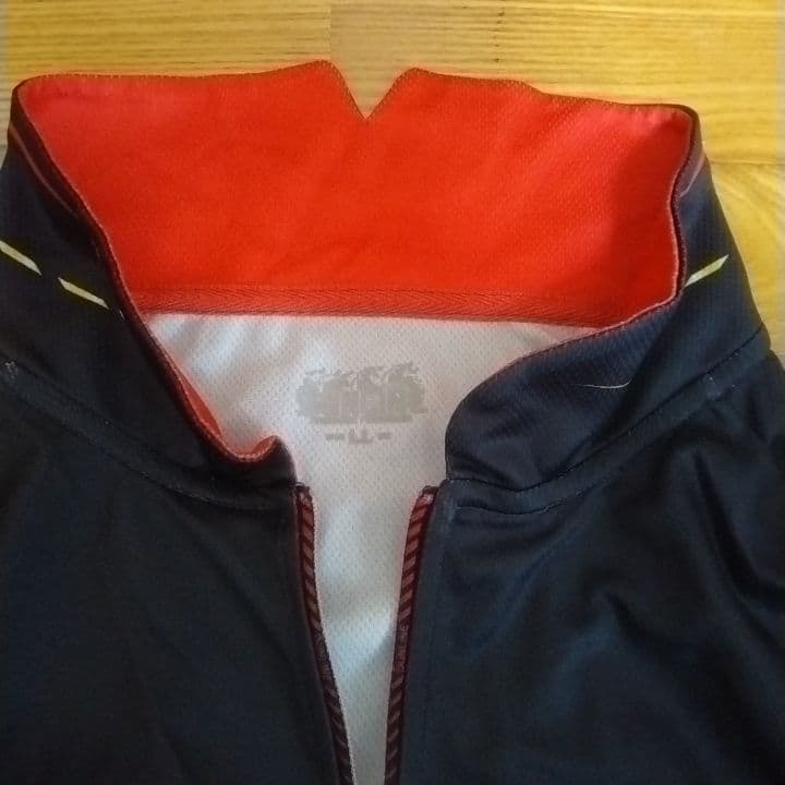 サンライン 長袖ハーフジップアップドライシャツ（LL）