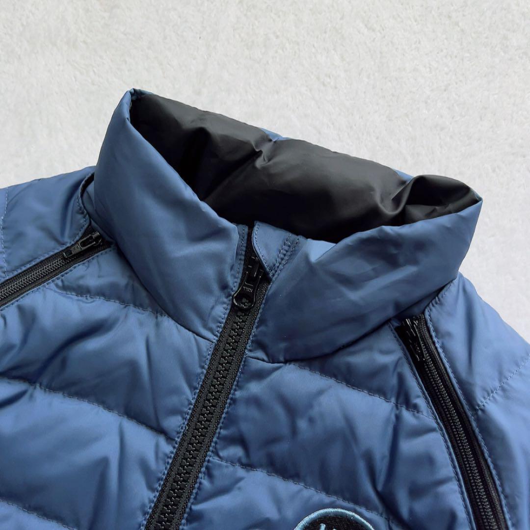 極美品　ジャックバニー　２WAY　ダウン　ジャケット　ベスト　ブルー