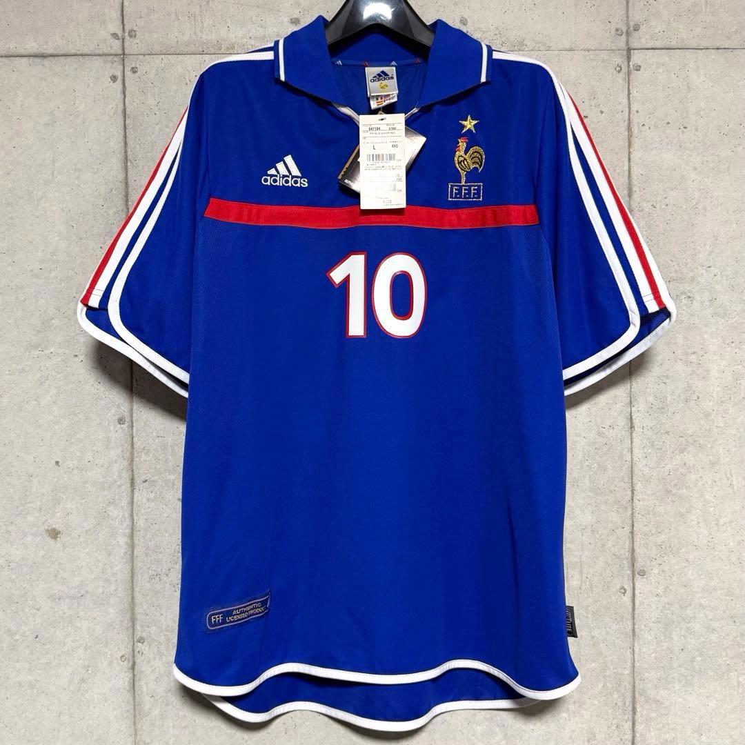 【新品/タグ付き】EURO2000 フランス代表♯10ジダン 【XLサイズ相当】