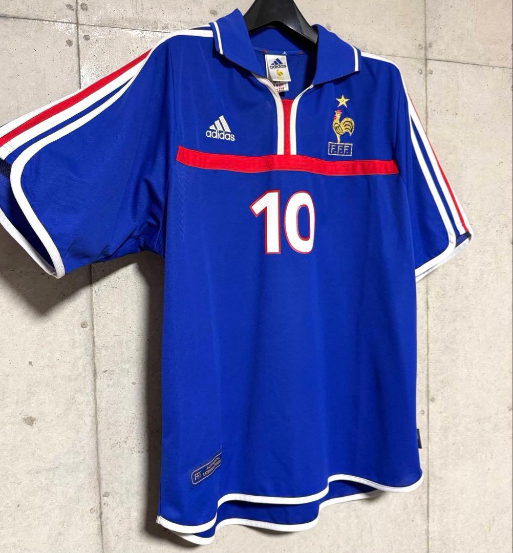 【新品/タグ付き】EURO2000 フランス代表♯10ジダン 【XLサイズ相当】