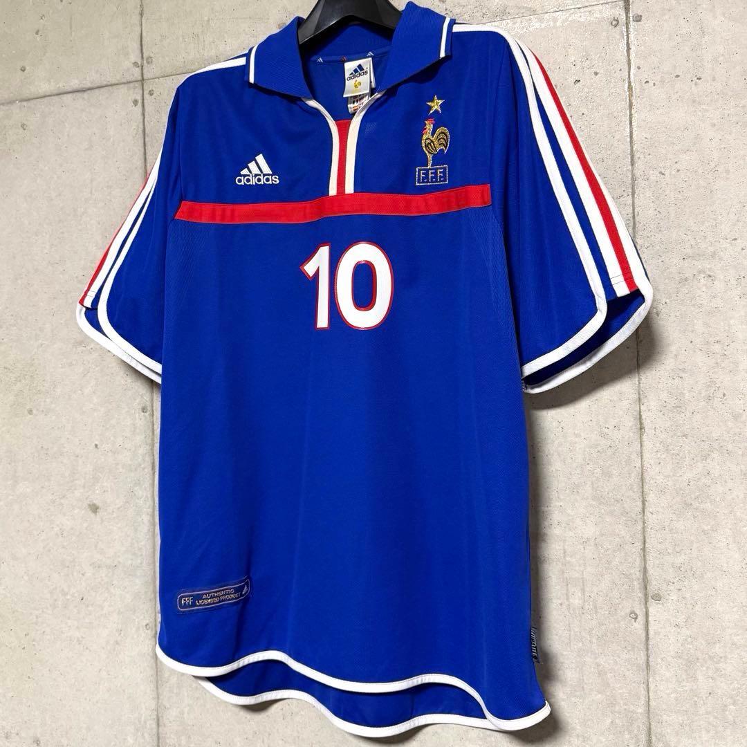 【新品/タグ付き】EURO2000 フランス代表♯10ジダン 【XLサイズ相当】