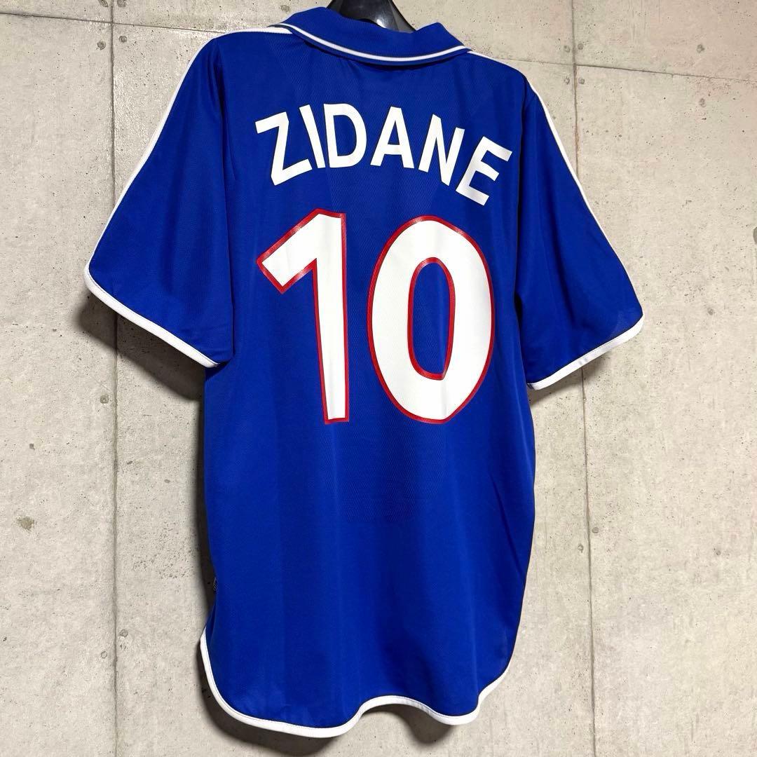 【新品/タグ付き】EURO2000 フランス代表♯10ジダン 【XLサイズ相当】