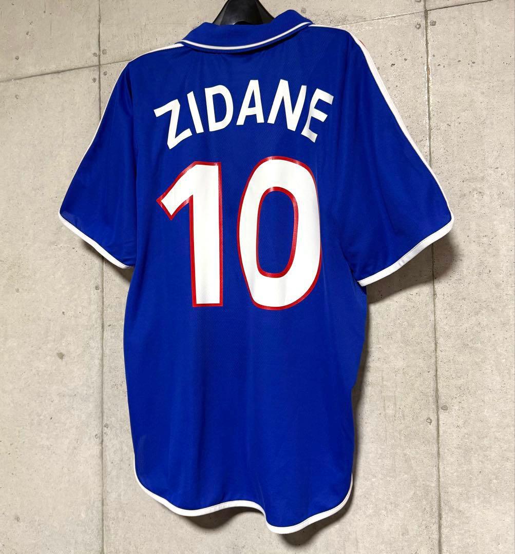 【新品/タグ付き】EURO2000 フランス代表♯10ジダン 【XLサイズ相当】