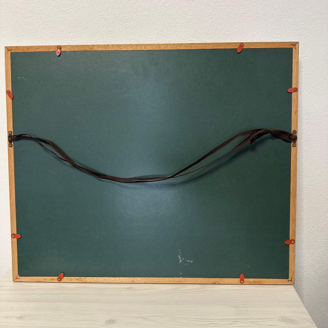 Y.Simon 風景画 油彩画 油絵 港風景　絵画　額装　サイン
