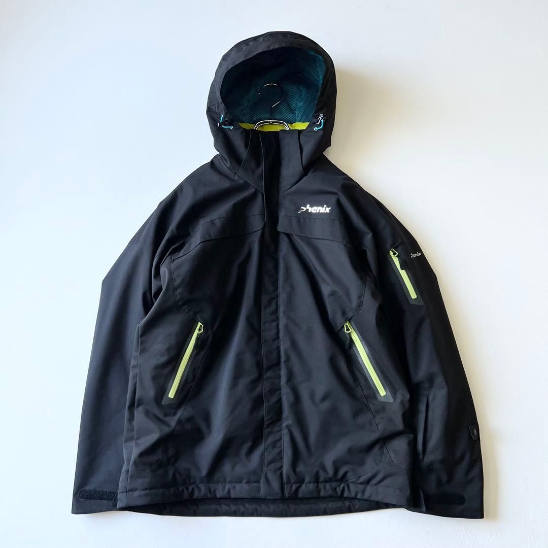 3269【美品】フェニックス　ジャケット パンツ 上下セット 黒　黄　M