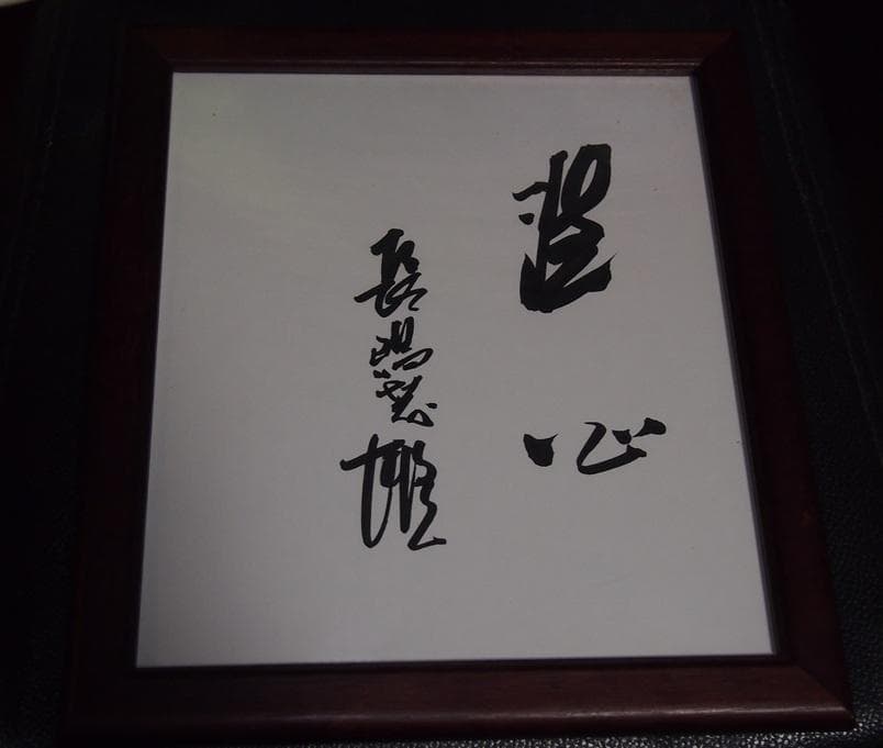 ★豪華額入★長嶋茂雄 直筆サイン 色紙★洗心★