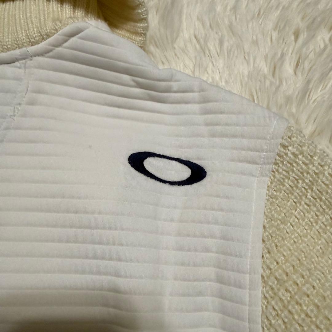 OAKLEY 切替ニット ケーブル編み　キルティング　ハイネックジャケット