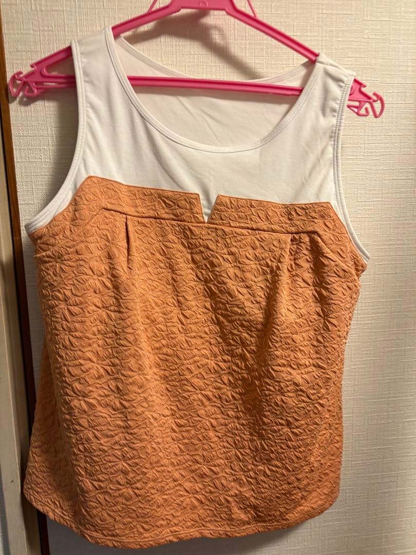 SUKALAカップ付きジャカードトップス LL