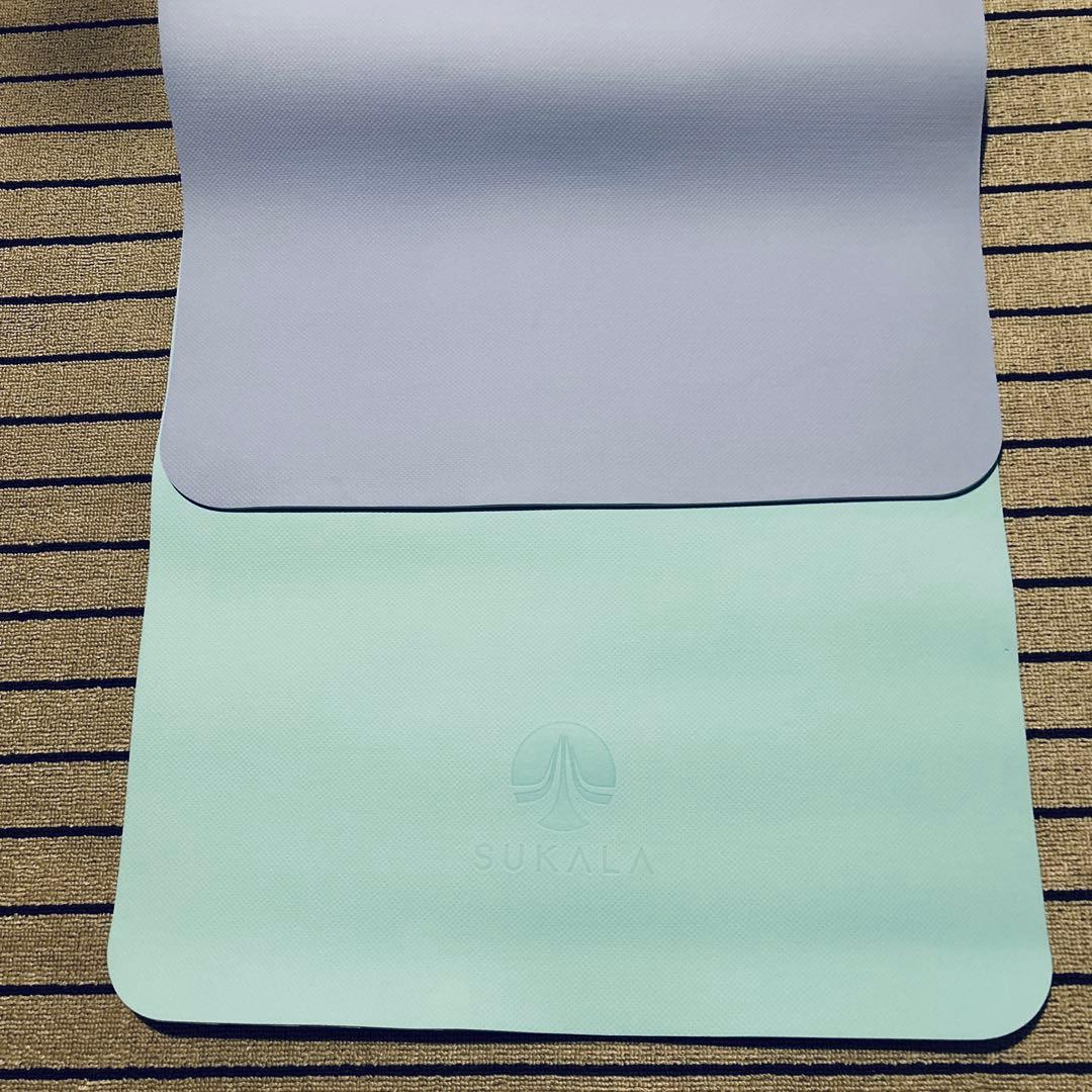 SUKARA リバーシブルヨガマット　専用ケース付き