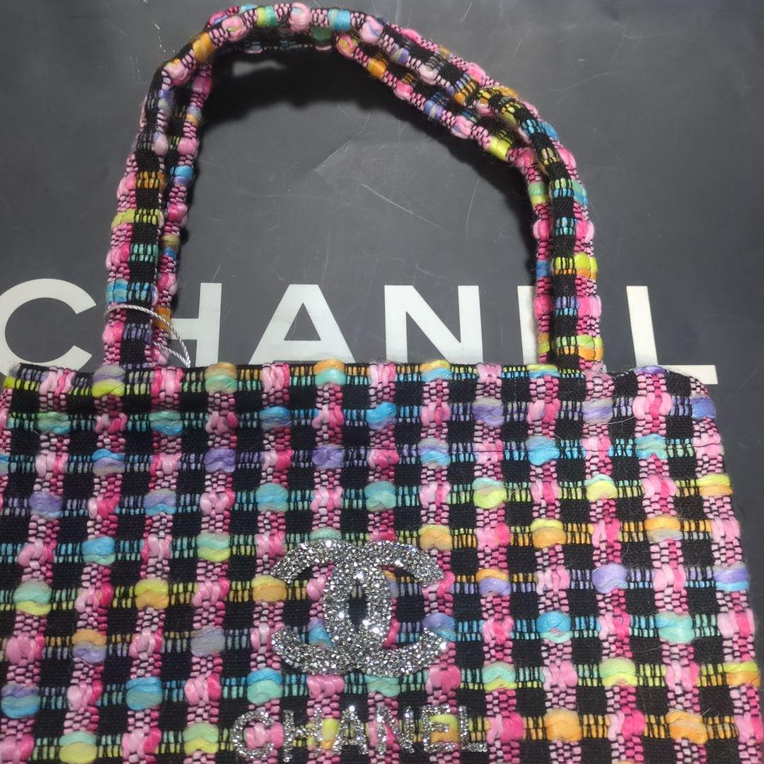 CHANEL カラフルチェックトートバッグ値下げ不可