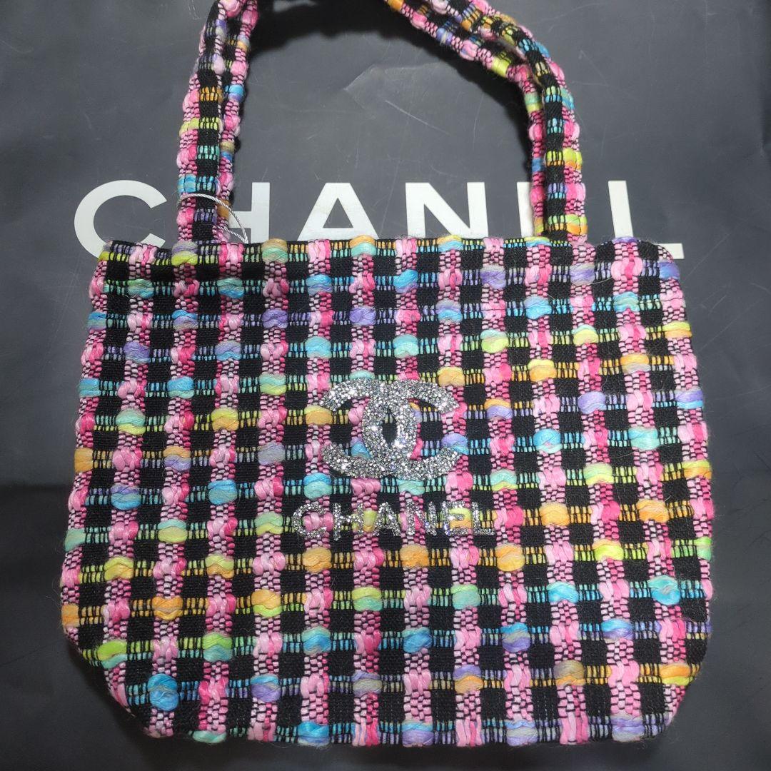 CHANEL カラフルチェックトートバッグ値下げ不可