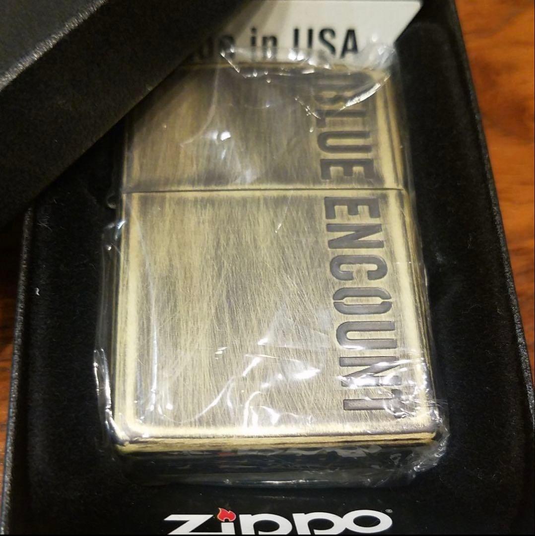 【新品】BLUE ENCOUNT ブルーエンカウント ダメージ加工 Zippo