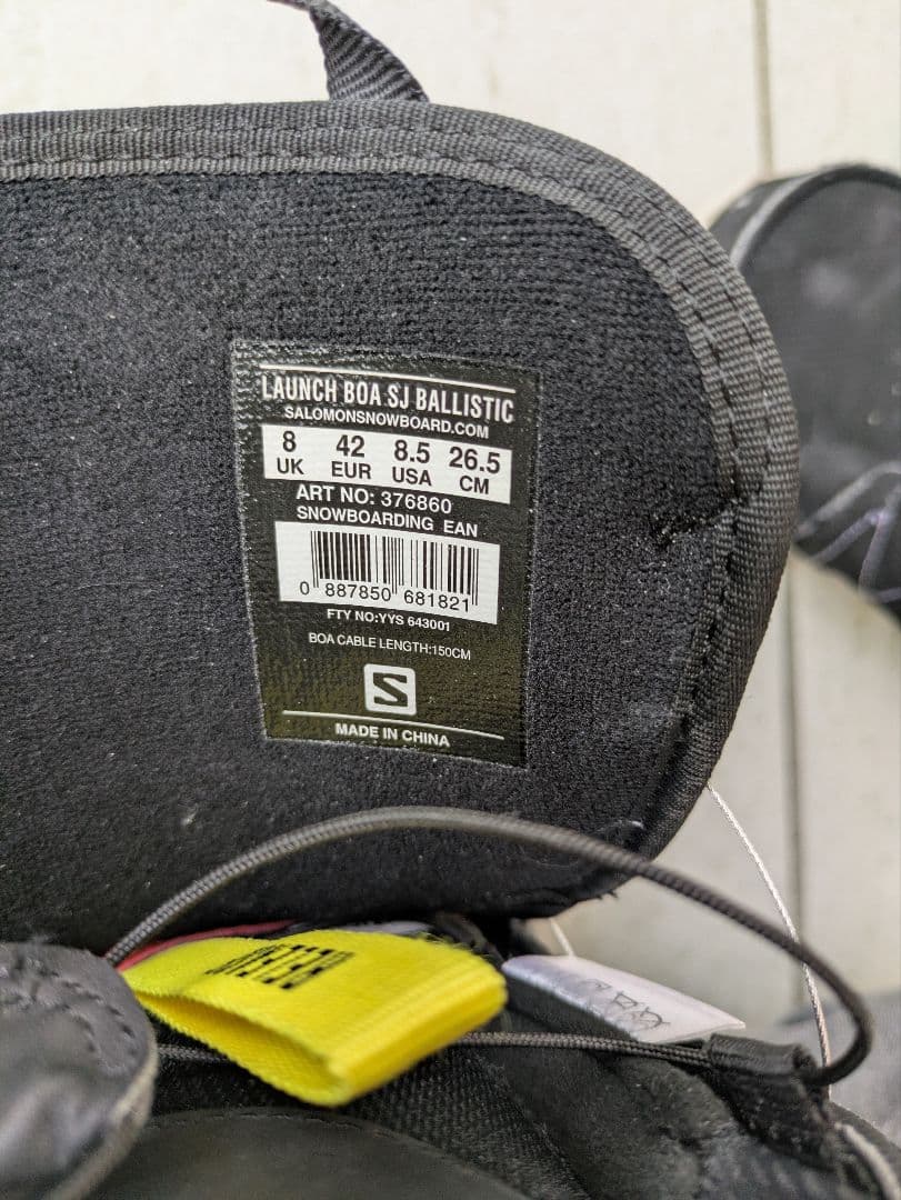Salomon サロモン スノーボードブーツ BOAシステム26.5cm