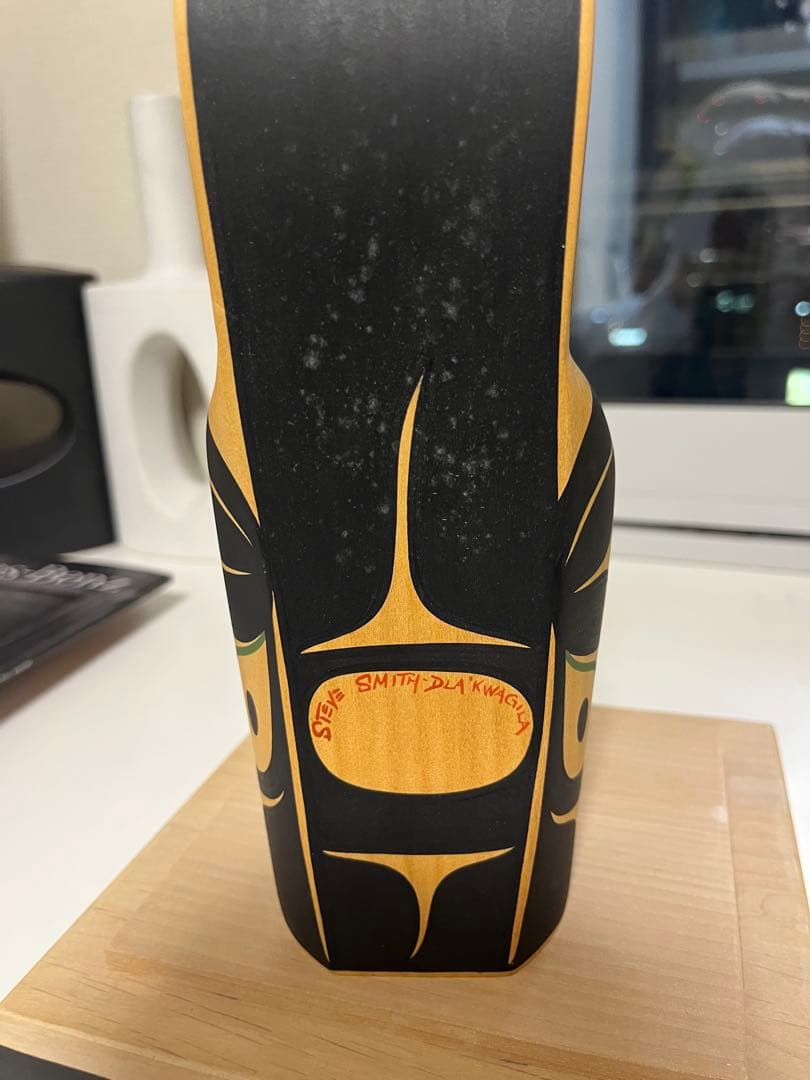スティーブ・スミス　カナダ　先住民族置物
