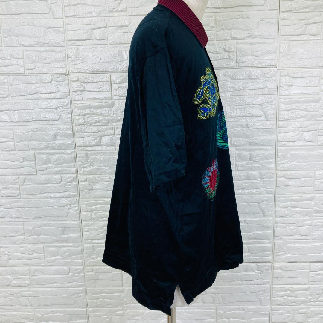 ジャンボ333 ポロシャツ 半袖 XL 刺繍デザイン レトロ【2769-69】