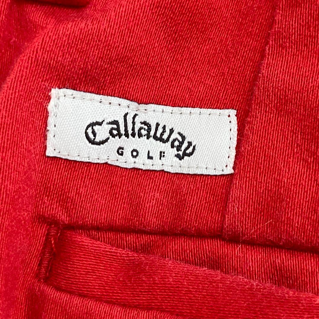 Callaway　GOLF キャロウェイゴルフ レッド カジュアルパンツ M