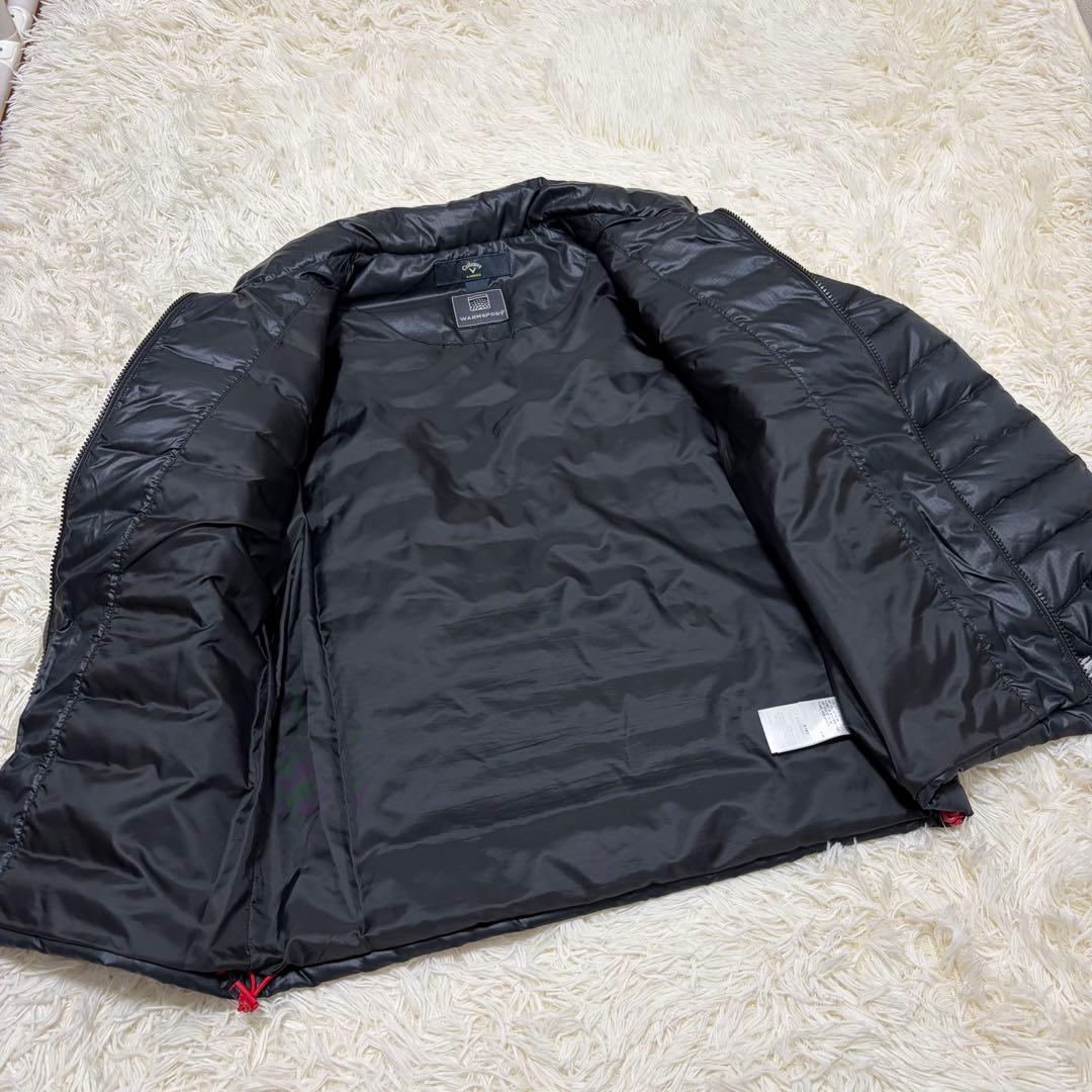 美品　キャロウェイ ダウンジャケット ベスト 2way ゴルフ L 黒