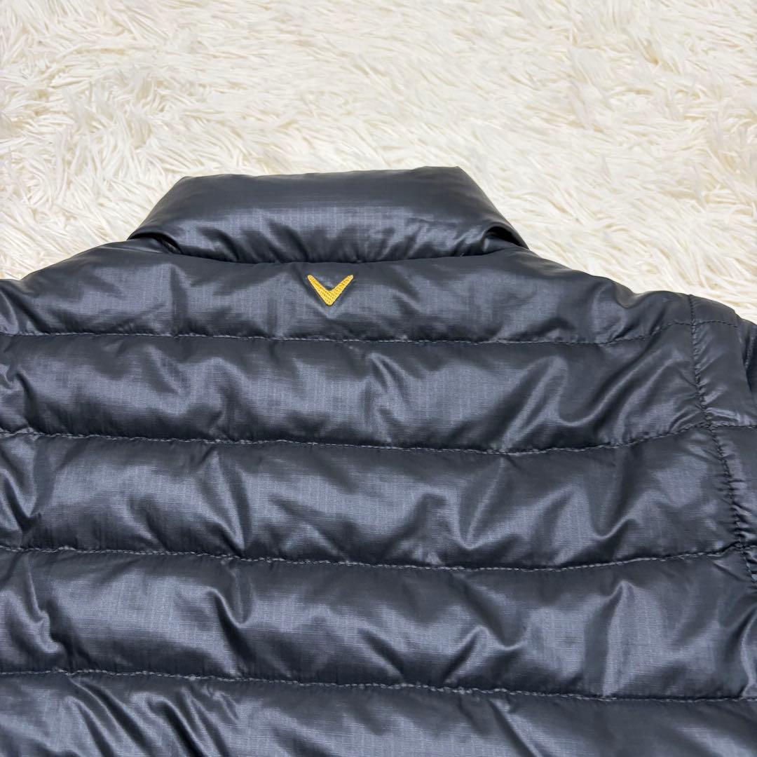 美品　キャロウェイ ダウンジャケット ベスト 2way ゴルフ L 黒