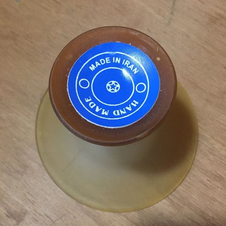 vintage キャンドルスタンド　燭台　ガラス製