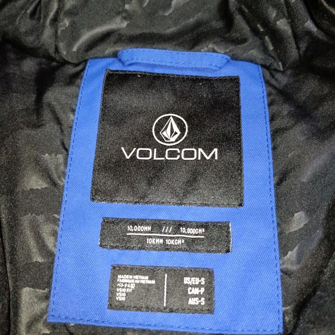 極美品 VOLCOM スノーボード ジャケット 青 US Sサイズ