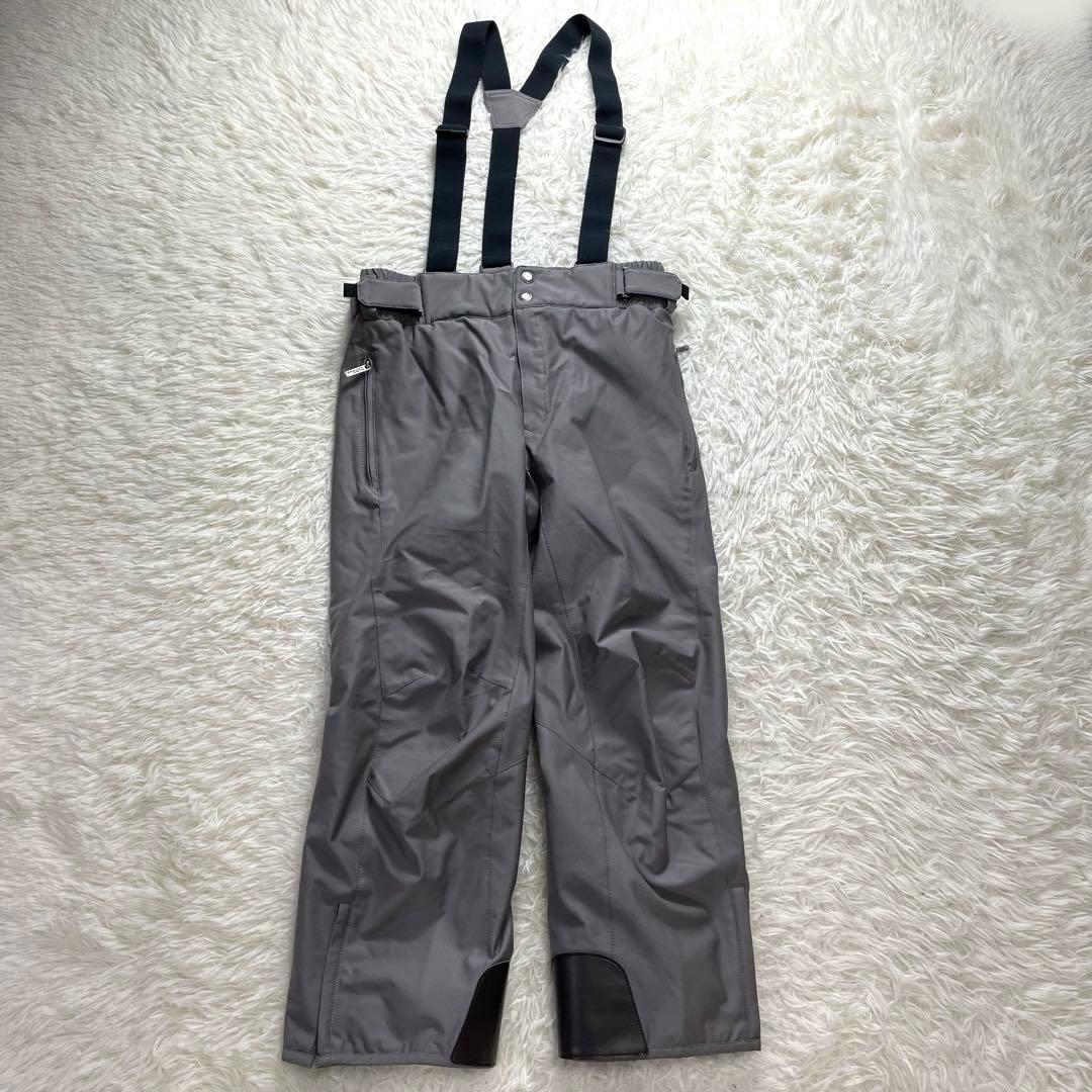 お洒落✨デサント スキーウェア 上下 セットアップ メンズ XL グレー 赤