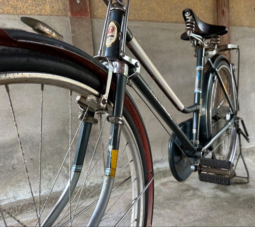 【倉敷市引取り限定】 自転車 サン号 ヴィンテージ ロッドブレーキ 東京秀工舎