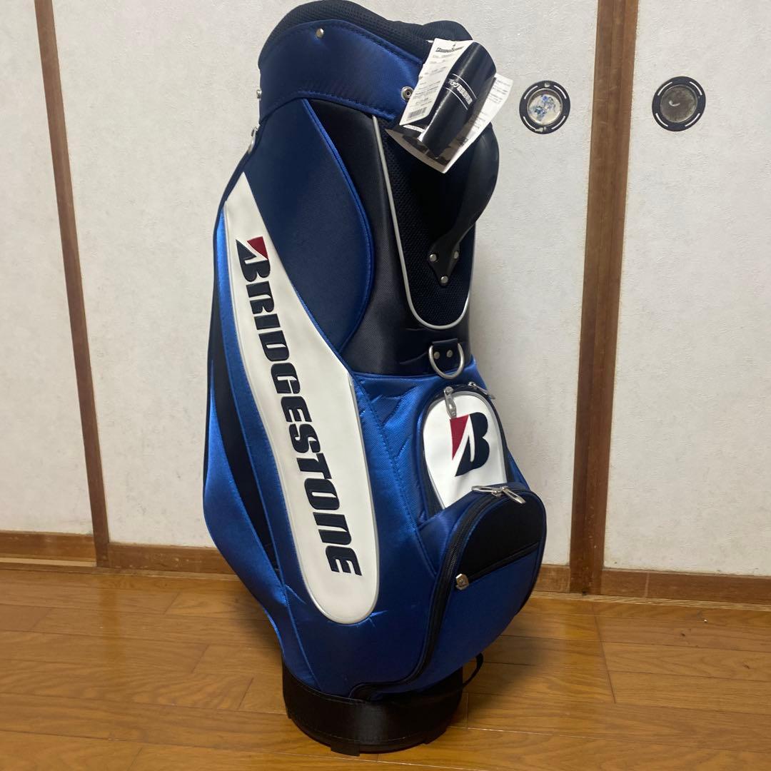 BRIDGESTONE キャディバッグ 青白