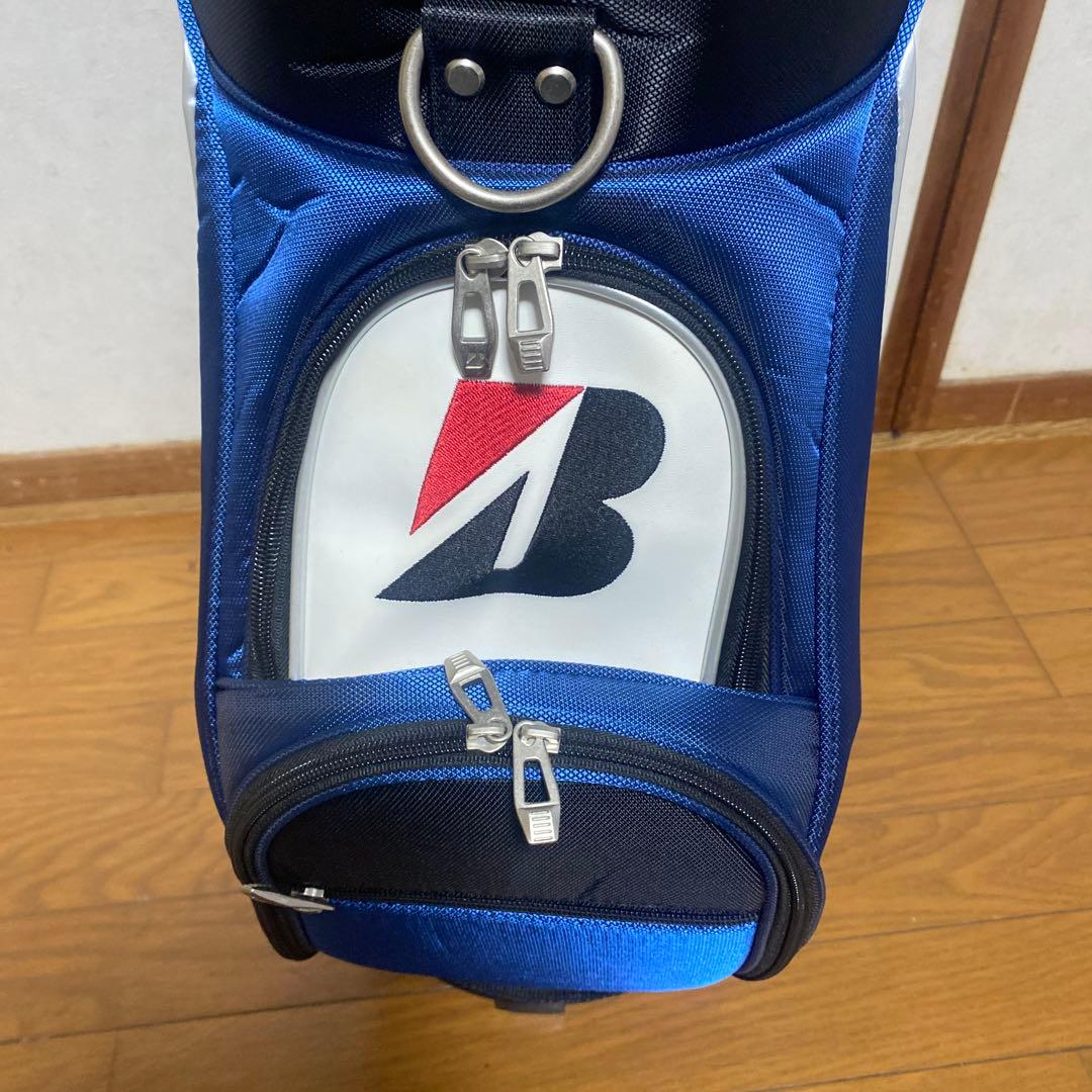 BRIDGESTONE キャディバッグ 青白