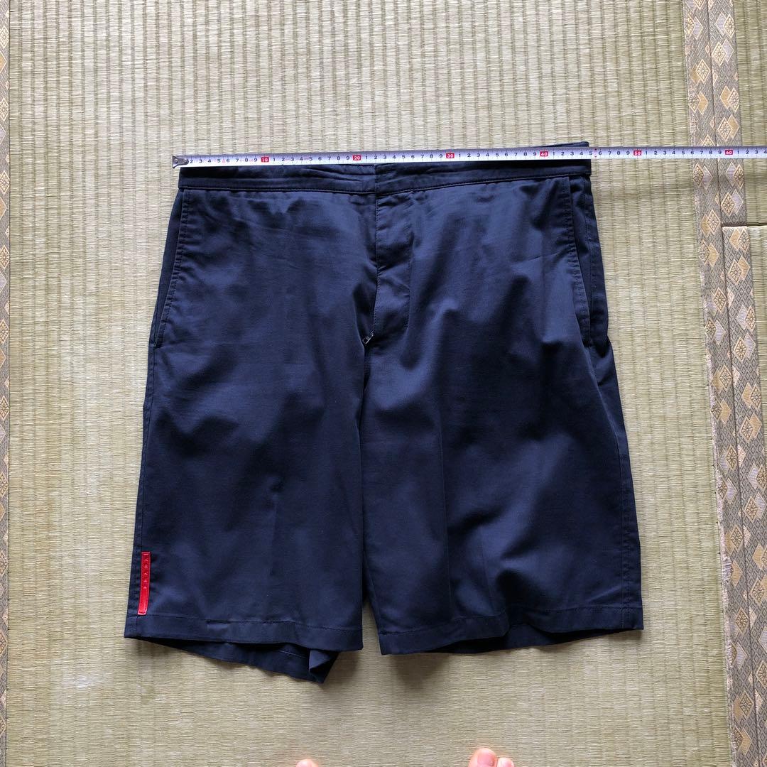 PRADA ネイビー ハーフパンツ　52
