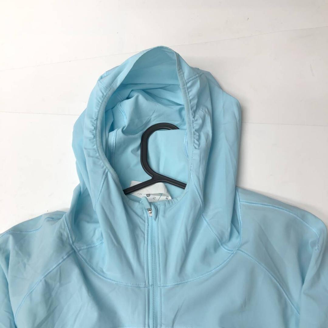 Lululemon ルルレモン ナイロンパーカー 水色 12サイズ