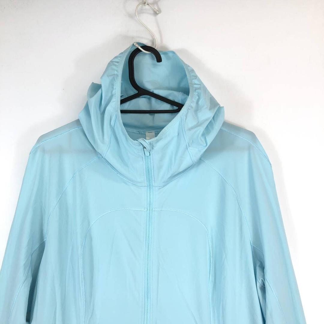Lululemon ルルレモン ナイロンパーカー 水色 12サイズ