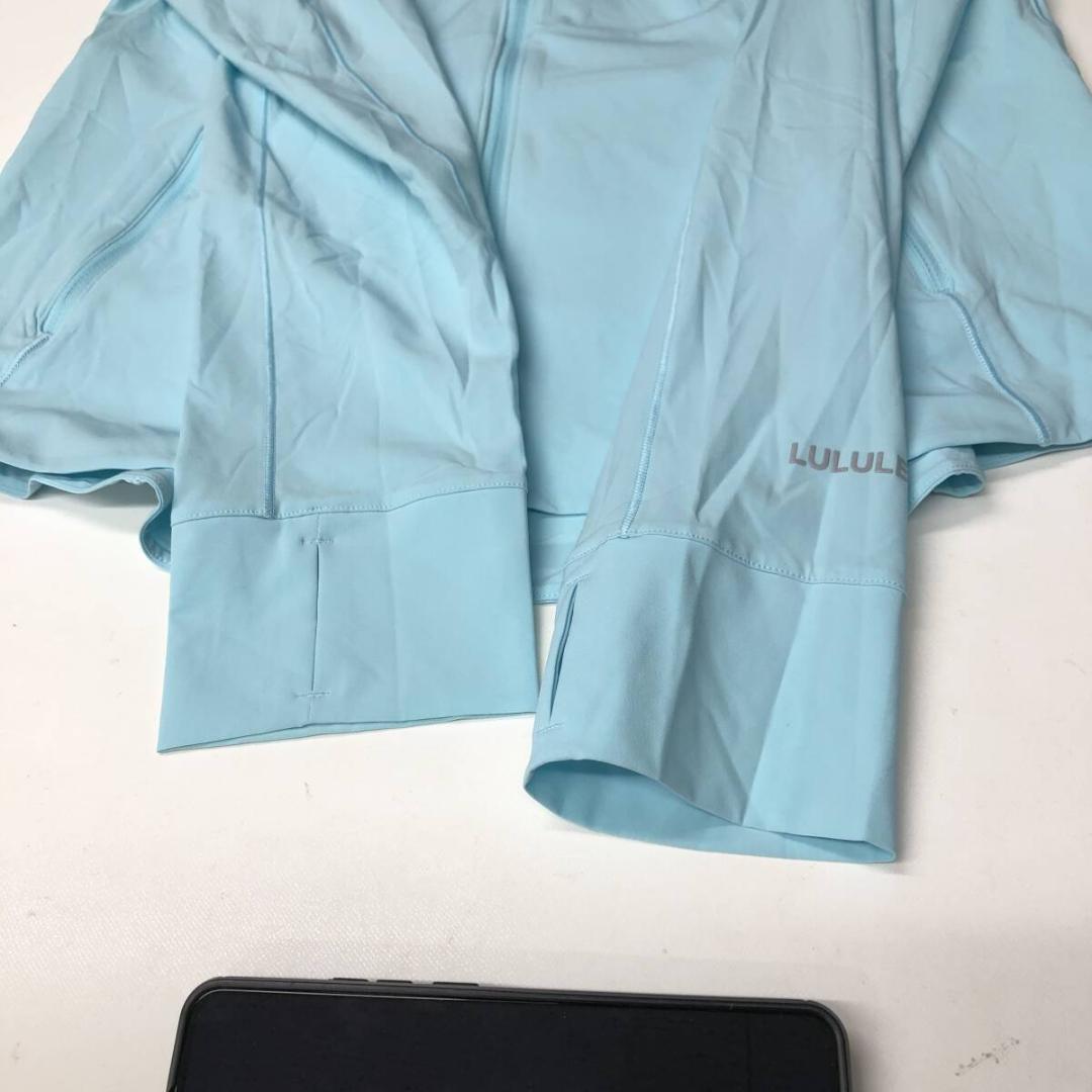 Lululemon ルルレモン ナイロンパーカー 水色 12サイズ