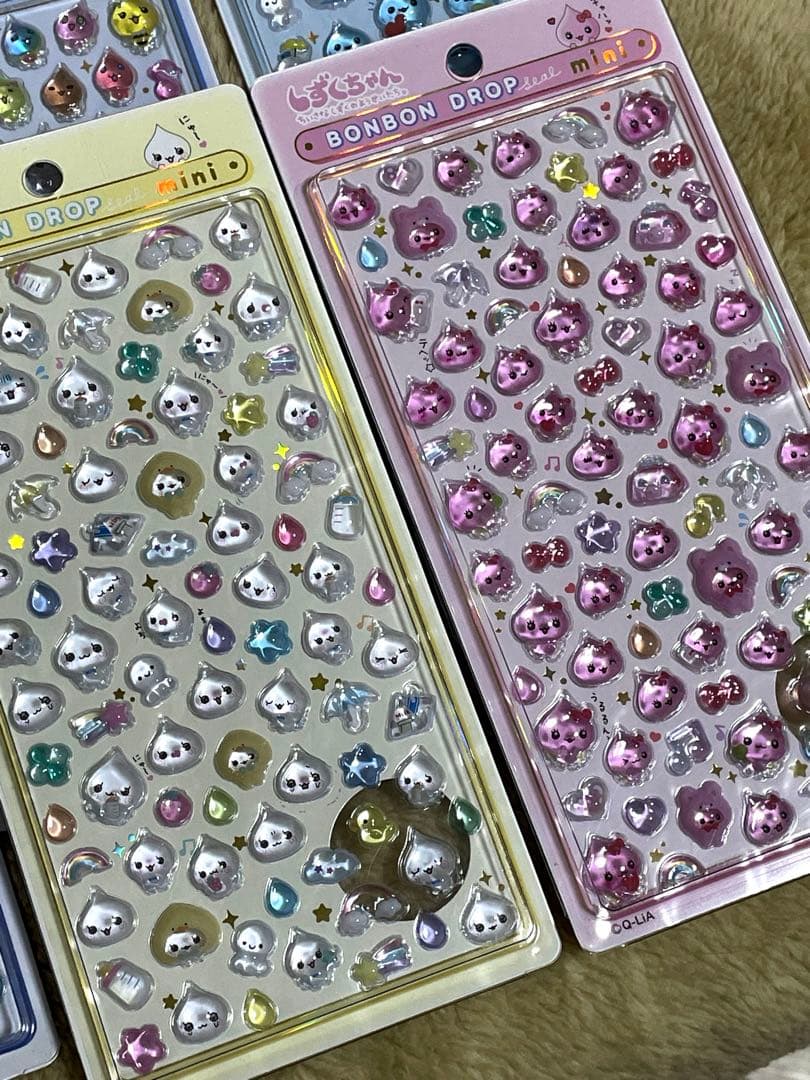 国内正規品ボンボンドロップシールミニしずくちゃんコンプリート＋しずくの森のなかま