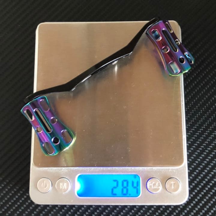 高品質・軽量ベイトリール用アルミハンドル&アルミハンドルノブ フルセット