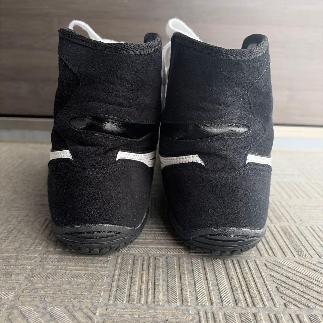 ASICS レスリングシューズ 26.0（ボクシング対応可）ブラック/ホワイト