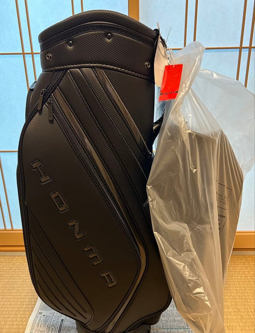 HONMA ブラック キャディバッグ 9インチ