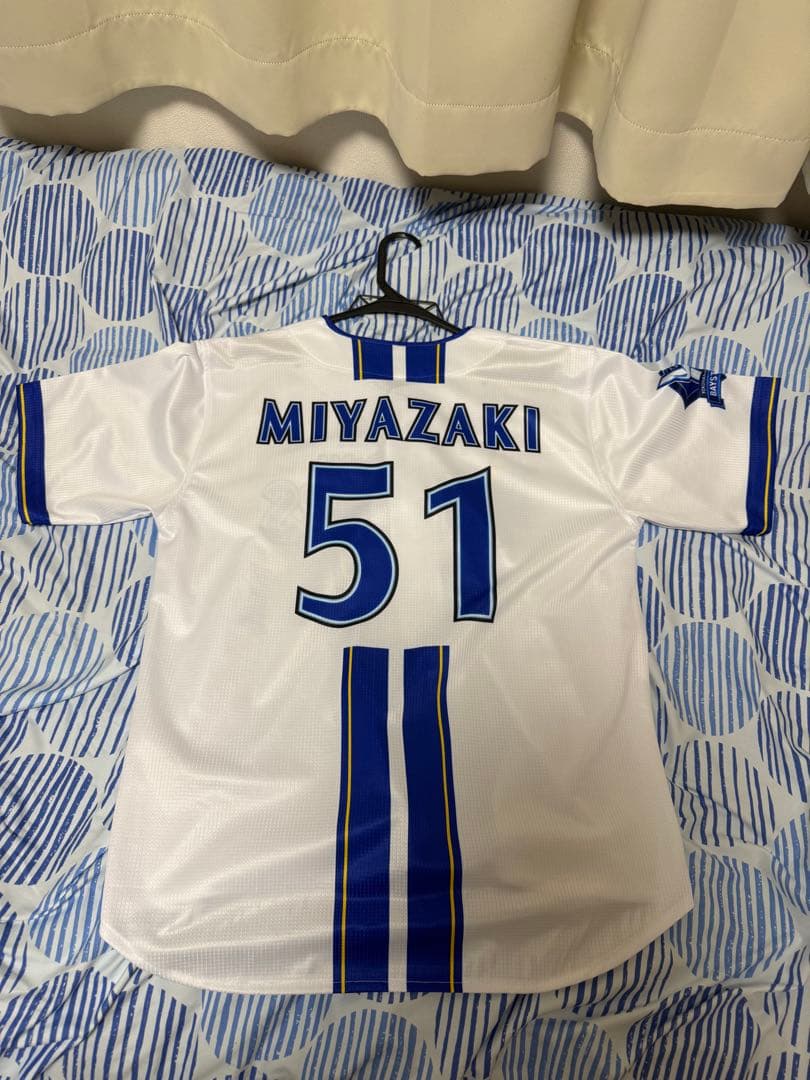 横浜DeNAベイスターズ　宮﨑敏朗　ユニフォーム　Mサイズ