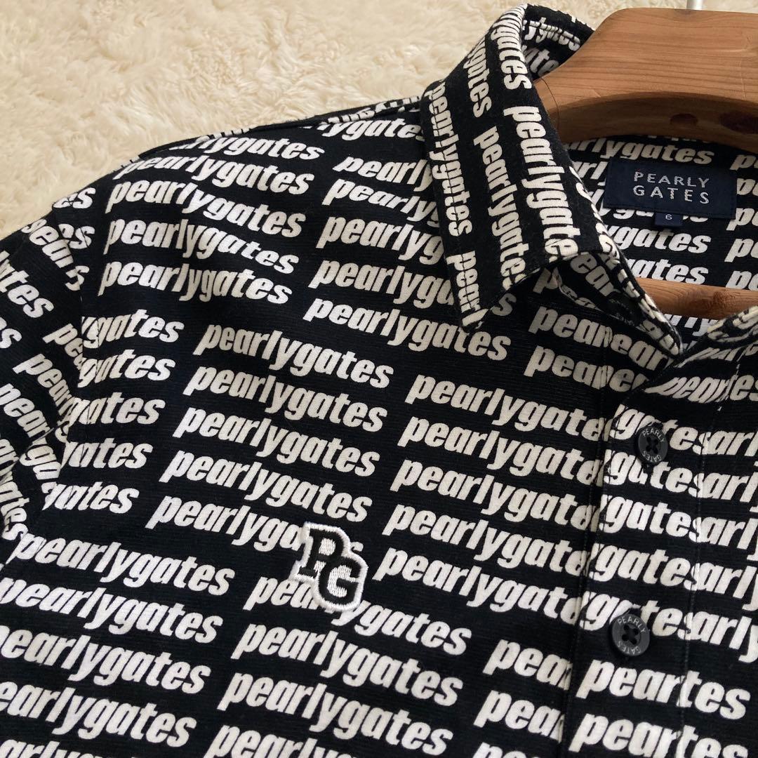 未使用級！PEARLY GATES パーリーゲイツ　長袖ゴルフウェア　総柄　6